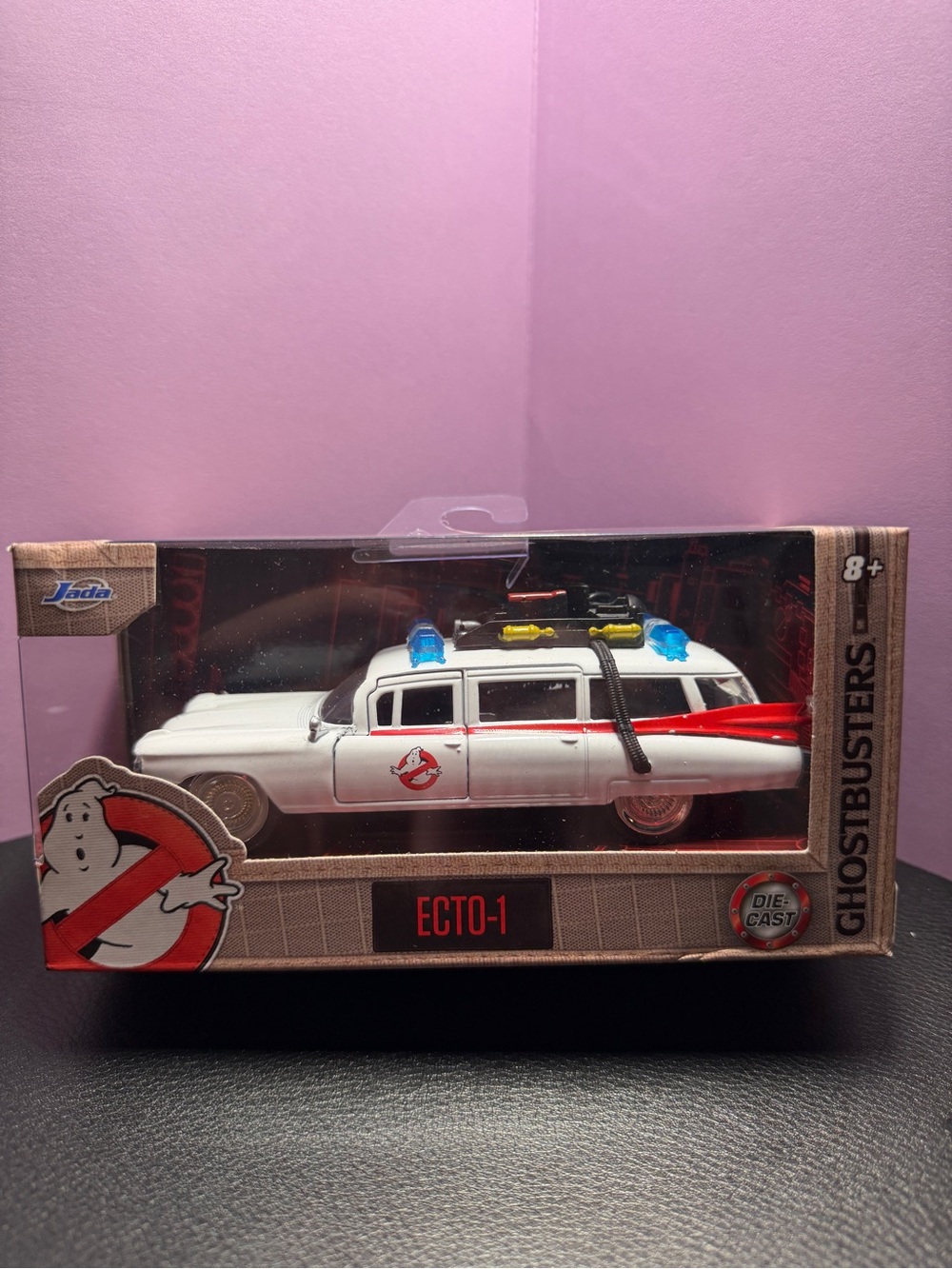 Jada Ghostbusters Ecto-1 Die-Cast Car - White with Red Accents